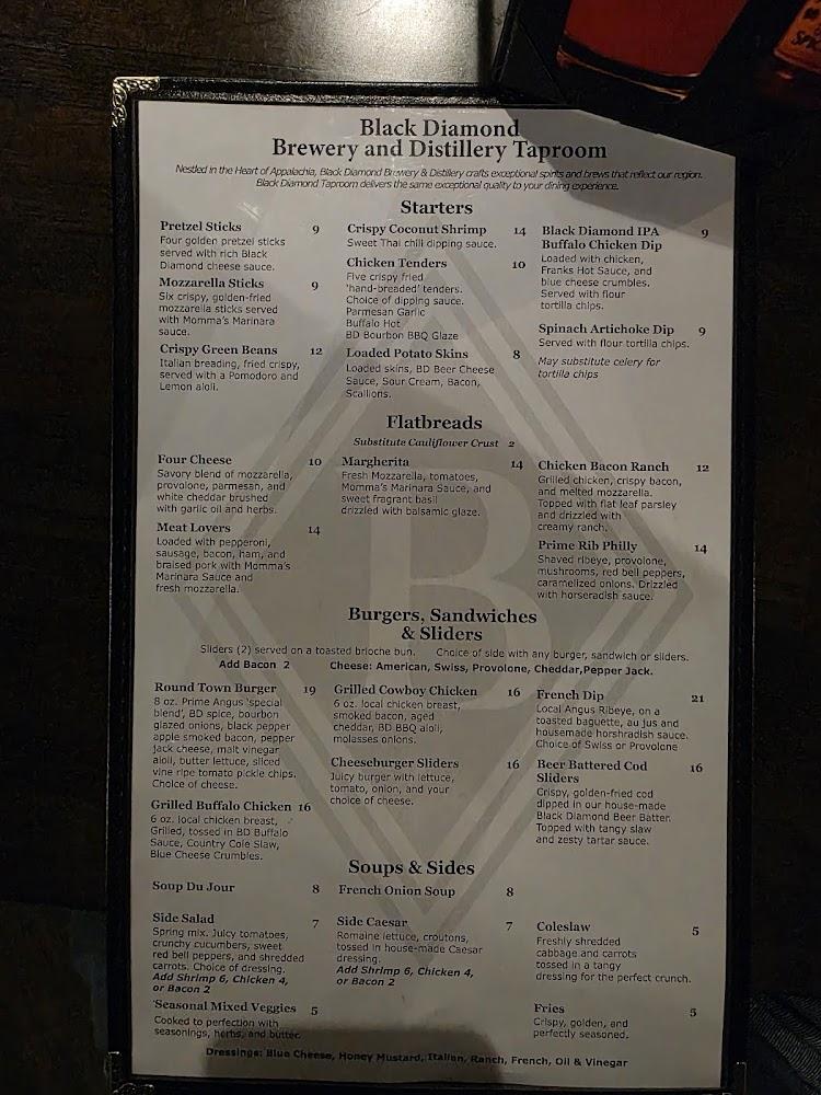 Black Diamond Brewery and Distillery Circleville Bread